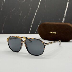NEW TOM FORD BRUCE TF1026 05A HAVANA MEN SUNGLASSES TOM FORD FT1026 05A